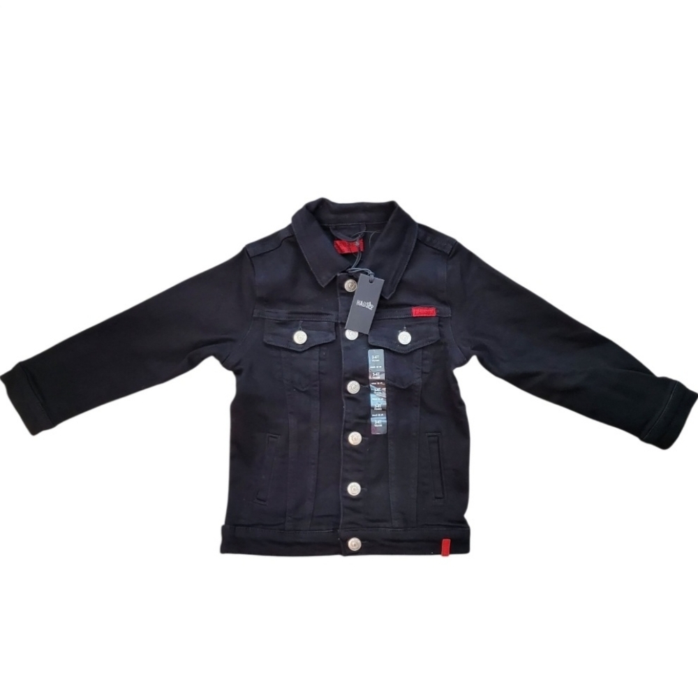 HAUS OF JR SMITH Kids Black Denim Jacket NWT 3-4T